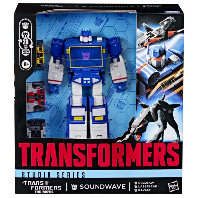 Figura hasbro transformers studio series ldr 86 soundwave