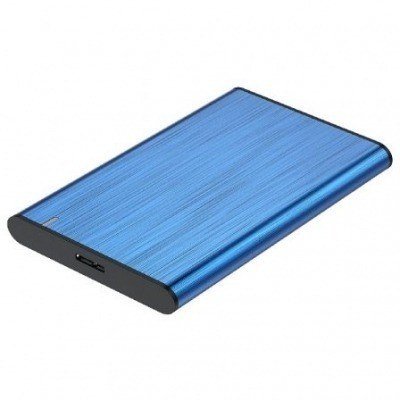 Caja Externa para Disco Duro de 2.5 Aisens ASE-2525BLU/ USB 3.1/ Sin tornillos