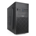 CAJA MICROATX TOOQ TQC-4701-SP ISOBOX GPU MAX 250mm 3x2.5 2x3.5 USB-C F.A ATX 500W COLOR NEGRO