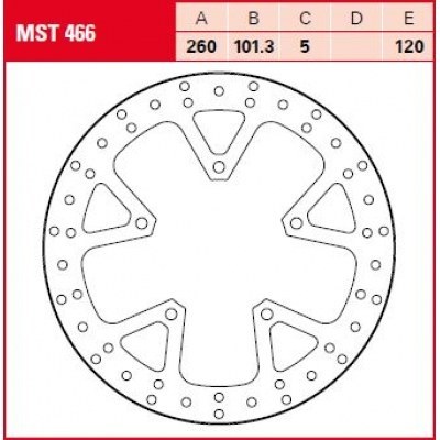 Discos de freno TRW MST466