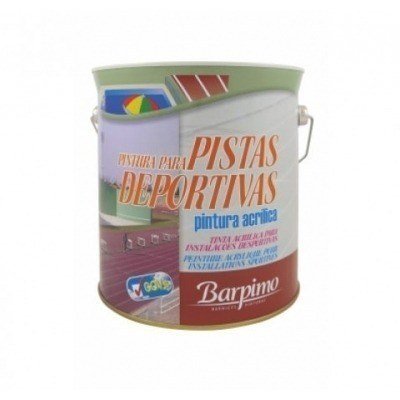 PINTURA PISTAS DEPORTIVAS 15L ROJO TENIS