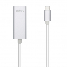 AISENS Conversor USB3.1 Gen1 USB-C A Ethernet Gigabit 10/100/1000 Mbps, 15 cm