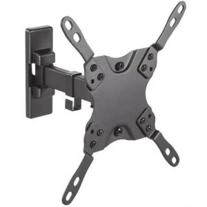 Soporte TV orientable de pared Aisens WT42TSLE-009, 13-42 pulgadas, hasta 20 kg, 2 pivotes, VESA 200x200 mm, orient. ±90°, incl. -12°/+5°, negro