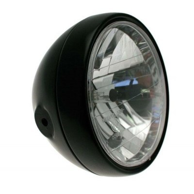 BIHR Classic Headlight Black Ø180x160mm universal KED9B