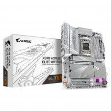 GIGABYTE X870 AORUS ELITE WIFI7 ICE Placa Base - Compatible con CPUs AMD Ryzen 9000, 16+2+2 fases VRM digital, hasta 8000MHz DDR5 (OC), 3xPCIe 5.0 + 1