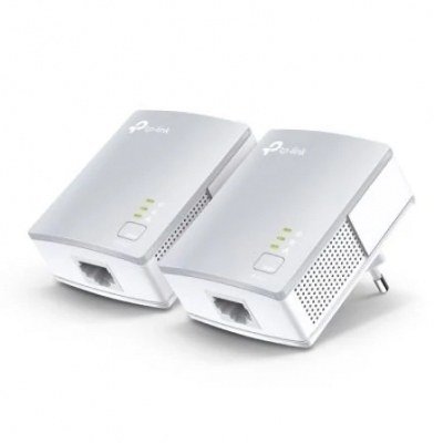 Adaptador Powerline TPLink TL-PA411Kit 600Mbps/ Alcance 300m/ Pack de 2