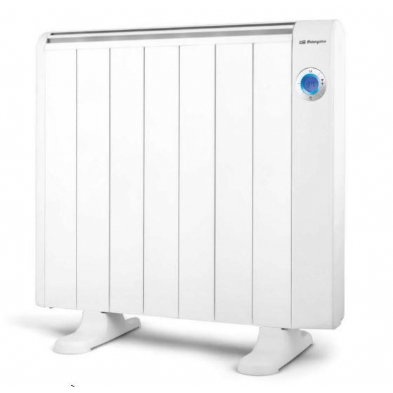 Emisor térmico seco Orbegozo WiFi RRW 1300, 1.300 W, 7 elementos, 3 modos, display LCD, blanco