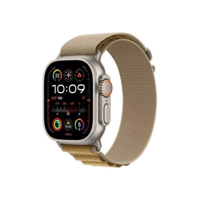 Smartwatch apple watch ultra 2 gps + cell 49mm natural titanium case tan alpine loop medium