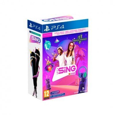 JUEGO PS4 LETS SING 2025 S.V. + 2 MICROS