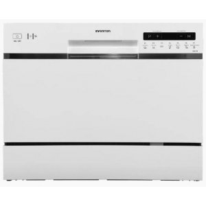 Lavavajillas compacto Infiniton DIW-CT6, 55 cm, 6 servicios, clase F, 61 kWh año, 47dB, 7 programas, blanco