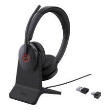 Yealink BH74 + Stand Teams USB-C/A Auriculares Inalámbrico Diadema Oficina/Centro de llamadas USB Type-C / USB Type-A Bluetooth Base de carga Negro