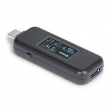 StarTech.com USBC-PWRTESTER comprobador de suministro de energía Negro