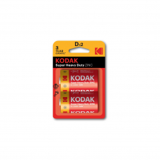 Kodak CTA30946385 pila doméstica Batería de un solo uso D Cloruro de zinc