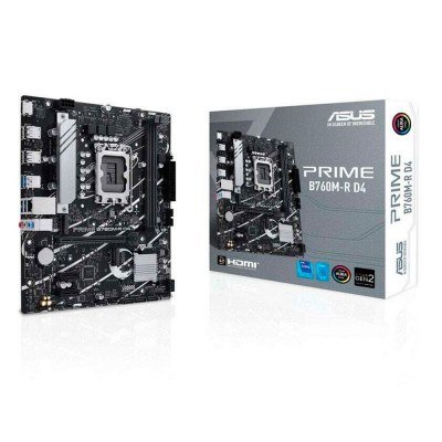 Placa Base Asus PRIME B760M-R D4 Socket 1700/ Micro ATX