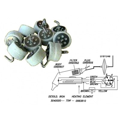 Filtro Desoldador 0965962 JBC (10 unidades)