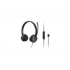 Lenovo 4XD1K18260 auricular y casco Auriculares Alámbrico Diadema Música/uso diario USB tipo A Negro