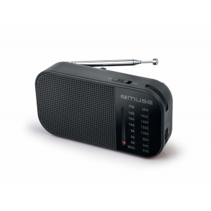 Radio portátil Muse M-025 R, FM/AM, negro