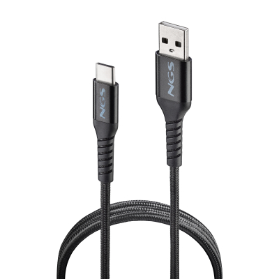 KNOT-AC cable USB USB 2.0 2 m USB A USB C Negro