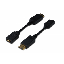 ASSMANN Electronic adaptador de cable de v?deo 0,15 m DisplayPort HDMI Negro