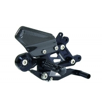 Estriberas retrasadas Gilles Tooling FXR, negro FXR-K05-B