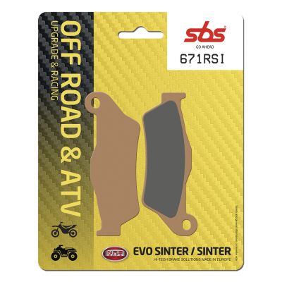 RSI Offroad Racing Sintered Brake Pads SBS 671RSI