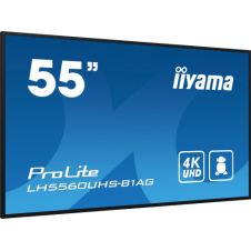 iiyama ProLite LH5560UHS-B1AG - 55\1 Clase diagonal (54.6\1 visible) pantalla LCD con retroiluminación LED - señalización digital - con reproductor de medios SoC integrado - 4K UHD (2160p) 3840 x 2160