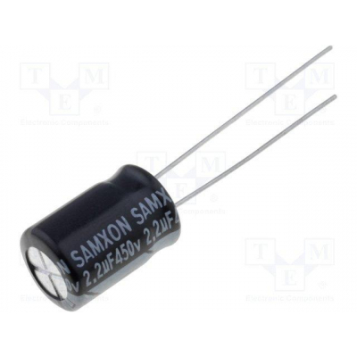 Condensador Electrolítico RADIAL 2,2uF 450Vdc 105ºC