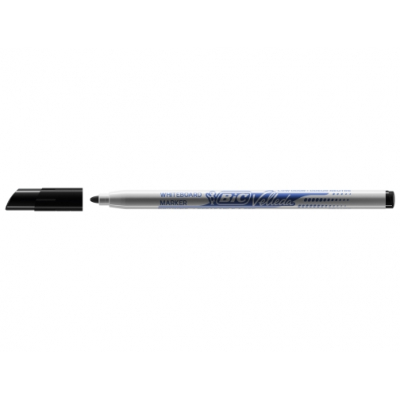 Bic Velleda 1721 Rotulador para Pizarra - Punta Fina - Trazo de 1.5mm - Borrado Optimo - Color Negro