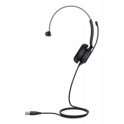 UH35 Mono Teams Auriculares Alámbrico Diadema Oficina/Centro de llamadas USB tipo A Negro