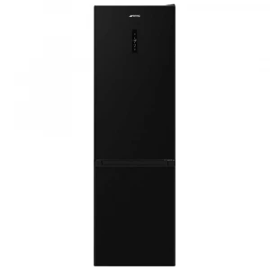 Frigorífico combi Smeg RC20KDND, 200 x 60 x 59.2 cm, Total No Frost, clase D, 197 kWh/año, 35 dB, 331 litros, Multiflow, reversible, dark inox