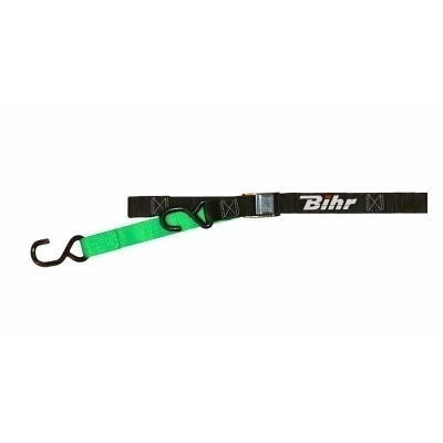 Correas con hebilla bicolores BIHR negro/verde L27-031K/G