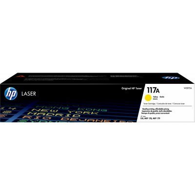 HP W2072A Amarillo Cartucho de Toner Original - 117A