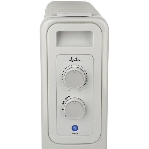 Radiador de aceite Jata JCRA2307, 1.500 W, 7 elementos, 3 potencias, termostato regulable, blanco - imagen 3