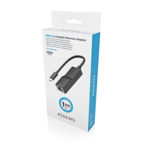 Aisens - Conversor Usb3.1 Gen1 Usb-C A Ethernet Gigabit 10/100/1000 Mb