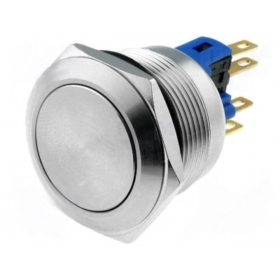 Pulsador Antivandalico 3A/220Vac 2 posiciones IP65 ON-(ON)