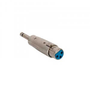 Adaptador de audio Jack 6'3 mm mono macho a XLR hembra Fonestar SM-560