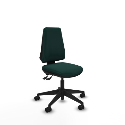 Elche AS similpiel verde botella base piramidal ruedas nailon 65mm