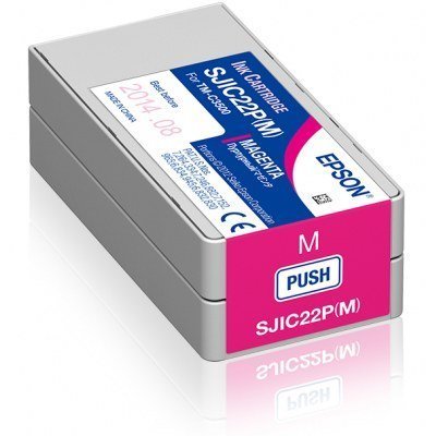 Epson SJIC22P Magenta Cartucho de Tinta Original - C33S020603/SJIC22P(M)