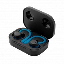 Auriculares deportivos phoenix spartan bluetooth 5.3 manos libres accesorios intercambiables detalles en azul