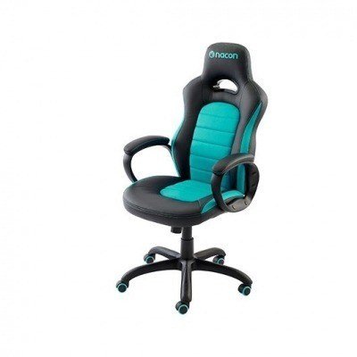 SILLA ESCRITORIO NACON PCCH-350 NEGRA/TURQUESA