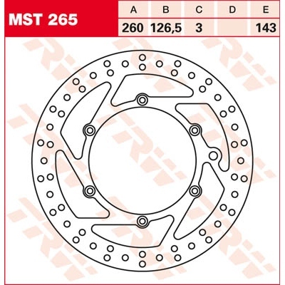 Discos de freno TRW MST265