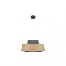 Colgante Jia 1xe27 Natural/gris Regx50x50 cm