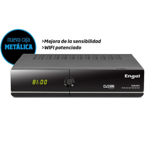 Engel RS8100Y Receptor Satelite HD/PVR/USB - WIFI/ETH - METAL RS8100Y