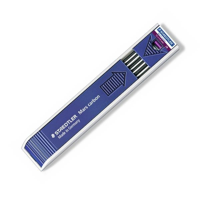 STAEDTLER Tubo 12 minas Mars Micro - Mina 2 mm - Dureza 2B