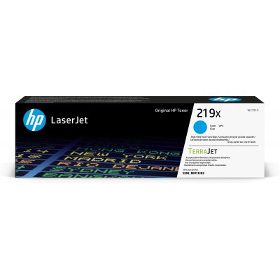 Cartucho de Tóner Original LaserJet 219X de alta capacidad cian