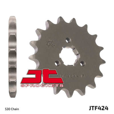 Piñón JT SPROCKETS acero estándar 424 - Paso 530 JTF424.15