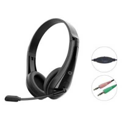 Auriculares conceptronic polona06b3t jack 3.5mm 1.8m negro