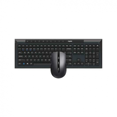 PACK RATON+TECLADO WIRELESS RAPOO 8210M BLACK