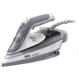 Plancha de vapor Braun SI5078GY, 2800W, golpe de vapor 210gr/min, autoadaptación 3D