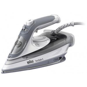 Plancha de vapor Braun SI5078GY, 2800W, golpe de vapor 210gr/min, autoadaptación 3D